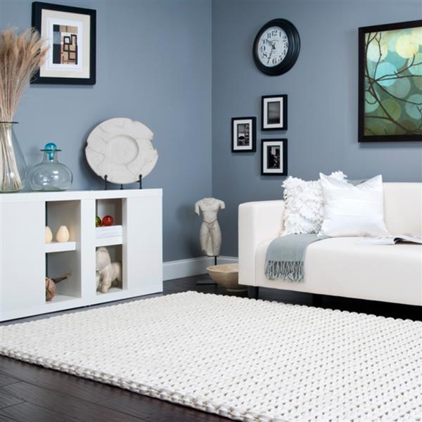 Surya Anchorage Texture Area Rug - 8-ft  x 11-ft - Rectangular - Cream