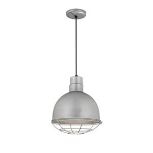Millenium Lighting R Series 1-Light Cord Hung Pendant Light - 12-in - Galvanized