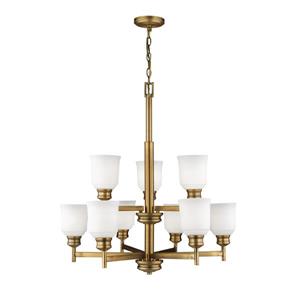 Millenium Lighting Burbank 9-Light Chandelier - Heirloom Bronze