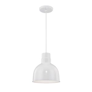 Millenium Lighting R Series 1-Light Cord Hung Pendant Light - 10-in - White