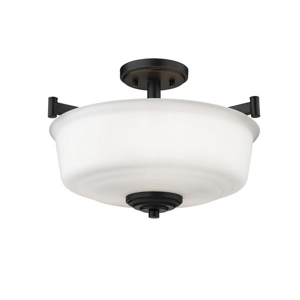 MILLENNIUM LIGHTING Millenium Lighting Burbank SemiFlush Mount Light