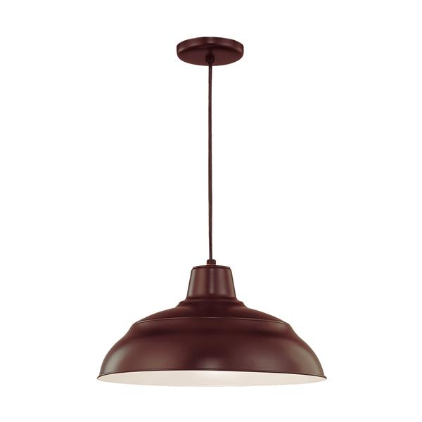 Millenium Lighting R Series Warehouse 1-Light Cord Hung Pendant Light - 17-in - Oil Rubbed Bronze