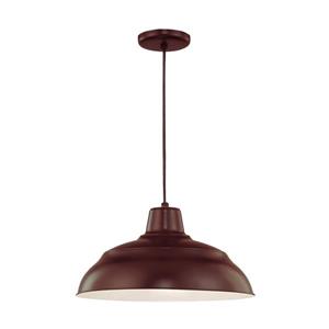 Millenium Lighting R Series Warehouse 1-Light Cord Hung Pendant Light - 17-in - Oil Rubbed Bronze