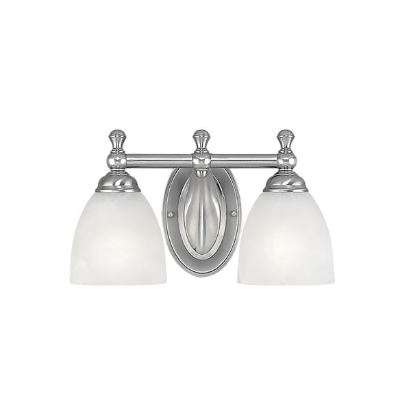 MILLENNIUM LIGHTING Millenium Lighting 2-Light Vanity Light With Faux ...