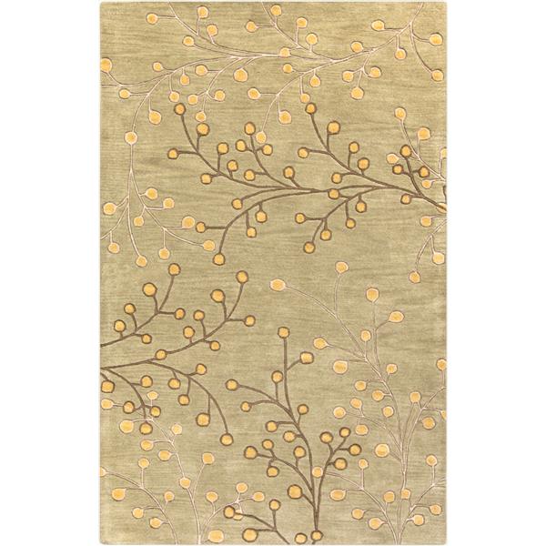 Surya Athena transitional area rug - 7-ft 6-in x 9-ft 6-in - Rectangular - Olive