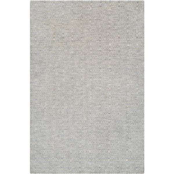 Surya Astara modern area rug - 9-ft x 13-ft - Rectangular - Medium Grey
