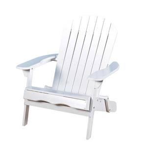 Chaise Adirondack en bois Berkshire de Best Selling Home Decor, blanche