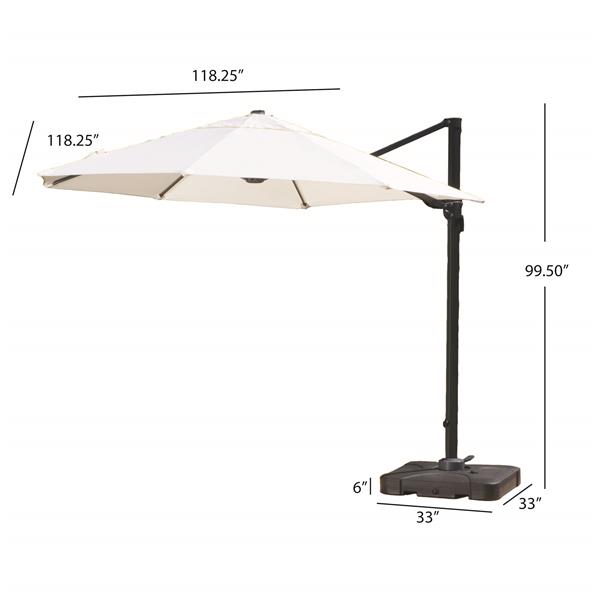 Best Selling Home Decor Dorris Patio Umbrella Beige 296123 Rona