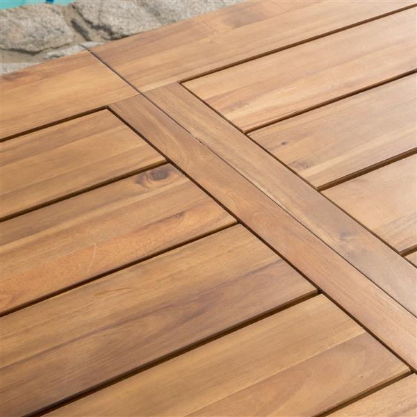 Best Selling Home Decor Amaya Picnic Table - Acacia Wood - 3-Piece
