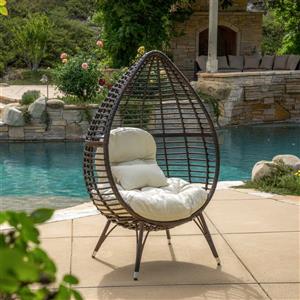 Chaise d'extérieur Ruby de Best Selling Home Decor, osier brun