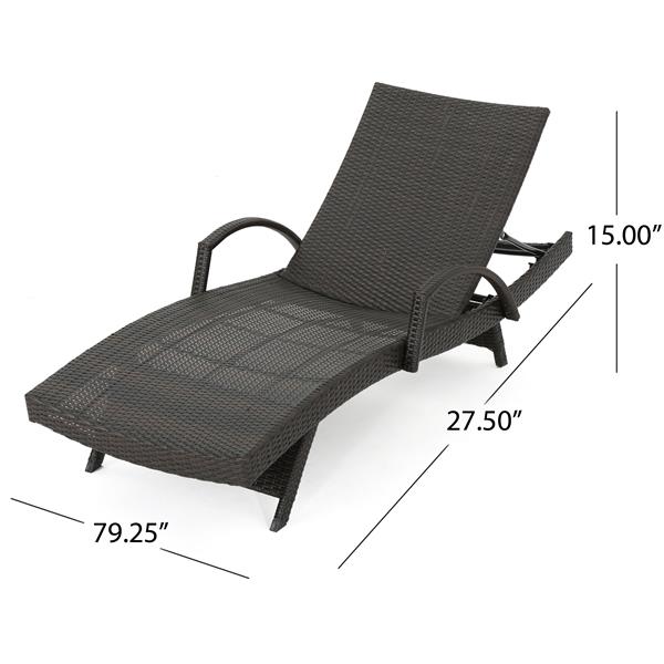 Home Decor Loma Chaise Lounge Chair, Best Wicker Lounge Chairs
