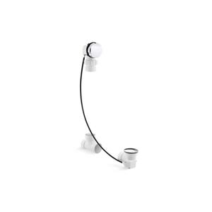 Drain pour bain à câble Clearflo de KOHLER, 1,5 po, PVC, chrome