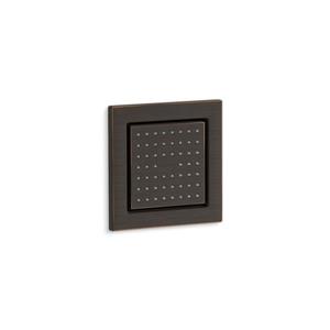 Jet corporel à 54 buses WaterTile de KOHLER, carré, 2.5 gal./min, bronze huilé