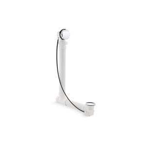 Drain pour bain à câble Clearflo de KOHLER, 1,5 po, PVC, chrome poli