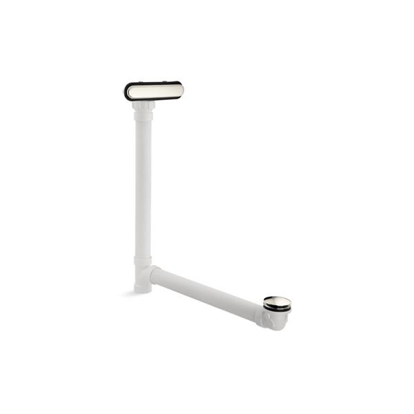 KOHLER Clearflo 1.5-inc Slotted Overflow Bath Drain - Nickel