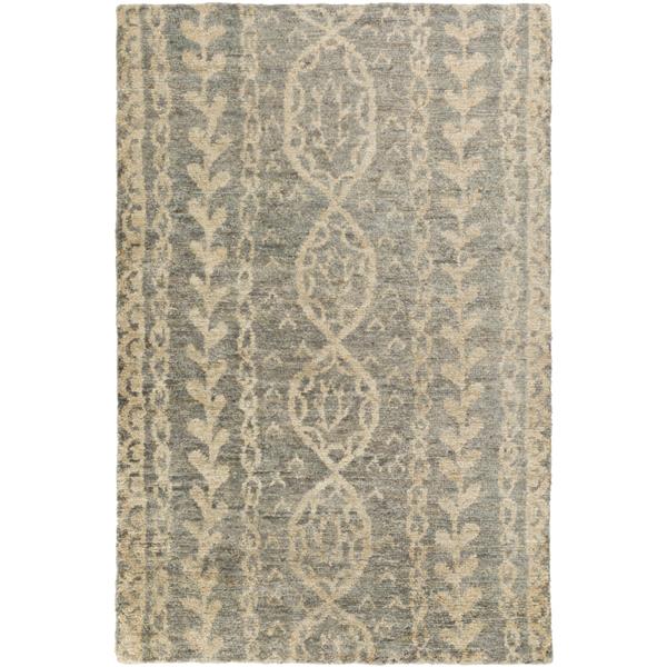 Surya Bjorn Bohemian Area Rug - 3-ft 3-in x 5-ft 3-in - Rectangular - Grey