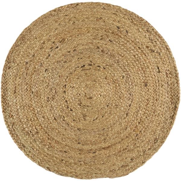 Surya Brice Natural Fiber Area Rug - 5-ft - Round - Tan BIC7004-5RD | RONA