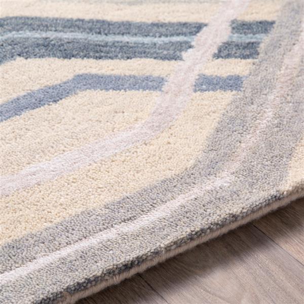 Surya Banshee Modern Area Rug 5ft x 8ft Rectangular Navy