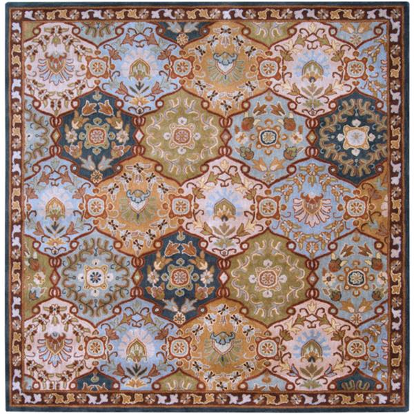 Surya Caesar Traditional Area Rug - 9-ft 9-in - Square - Blue
