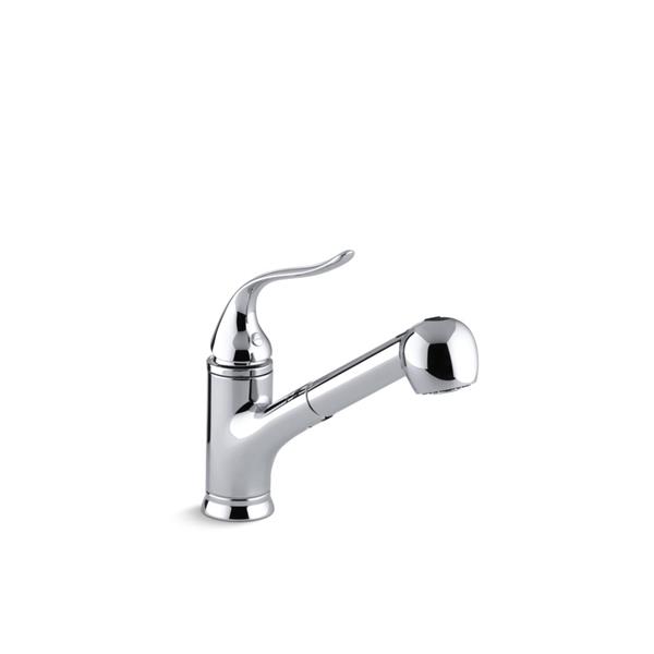 KOHLER Coralais Single Hole Or Three Hole Kitchen Sink Faucet Chrome   330702275 MainImage 001 L 