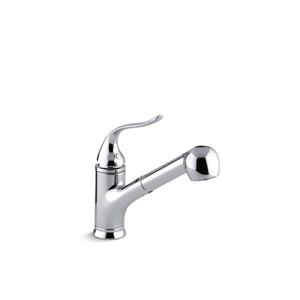 Robinet d'évier de cuisine à 1 ou 3 trous Coralais de KOHLER, chrome