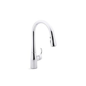 Robinet d'évier de cuisine à 1 ou à 3 trous Simplice de KOHLER, chrome