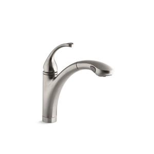 Robinet d'évier de cuisine à 1 ou 3 trous Forté de KOHLER, acier