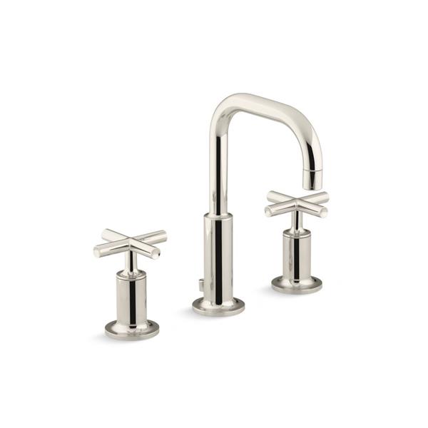 KOHLER Purist Widespread Bathroom Sink Faucet With High Gooseneck Spout   330702302 MainImage 001 L 