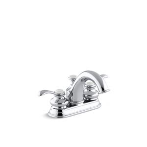 Robinet de lavabo traditionnel avec poignée à levier Fairfax de KOHLER, chrome