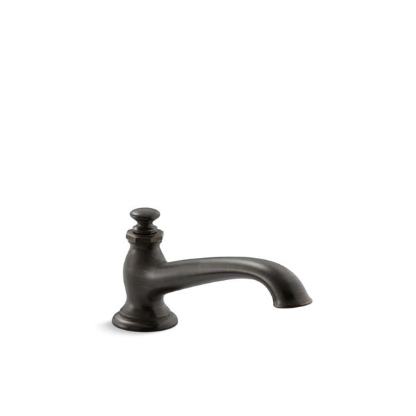 Kohler Artifacts Wall Mount Bath Spout With Flare Design Bronze 72777 2bz Rona 4582