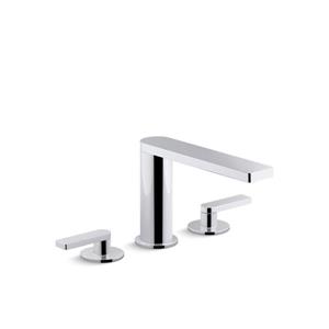 KOHLER Composed Widespread Bathroom Sink Faucet with Cross Handles - Chrome