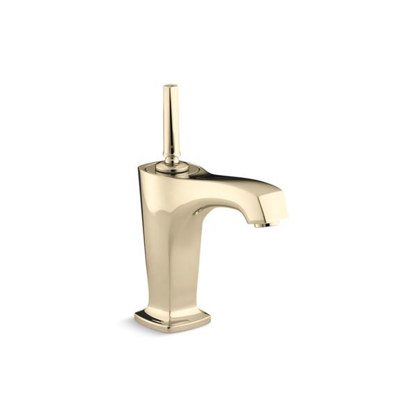 KOHLER Margaux Single-Hole Bathroom Sink Faucet - Gold