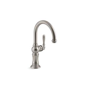 Robinet d'évier de bar à poignée unique Artifacts de KOHLER, acier
