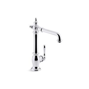 Robinet d'évier de cuisine à 2 trous Artifacts de KOHLER, chrome
