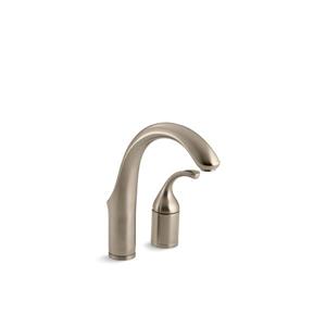 Robinet d'évier de bar à 2 trous avec poignée à levier Forté de KOHLER, bronze
