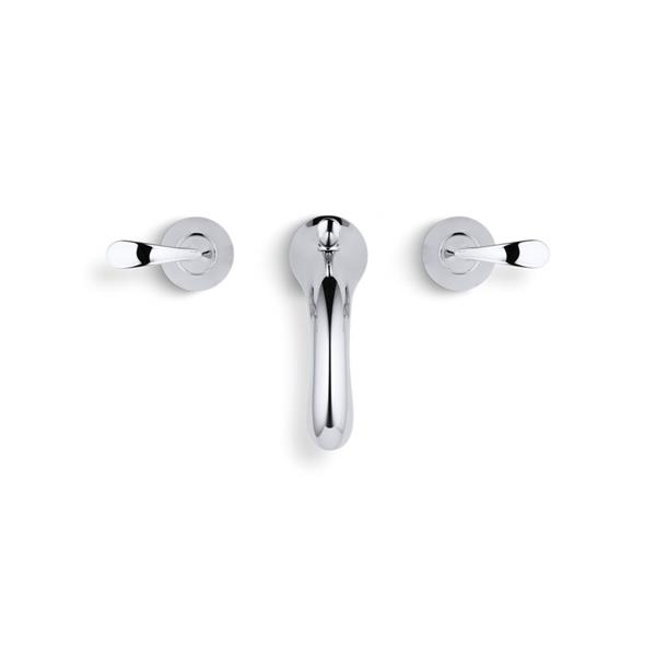 KOHLER Forté Widespread Bathroom Sink Faucet - Nickel