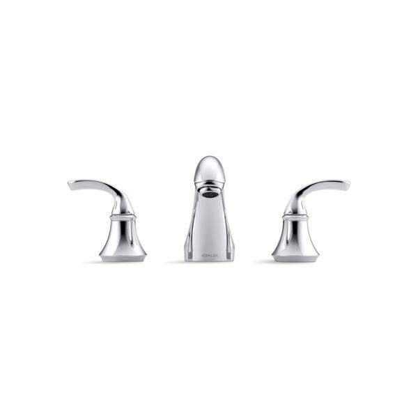 KOHLER Forté Widespread Bathroom Sink Faucet - Nickel