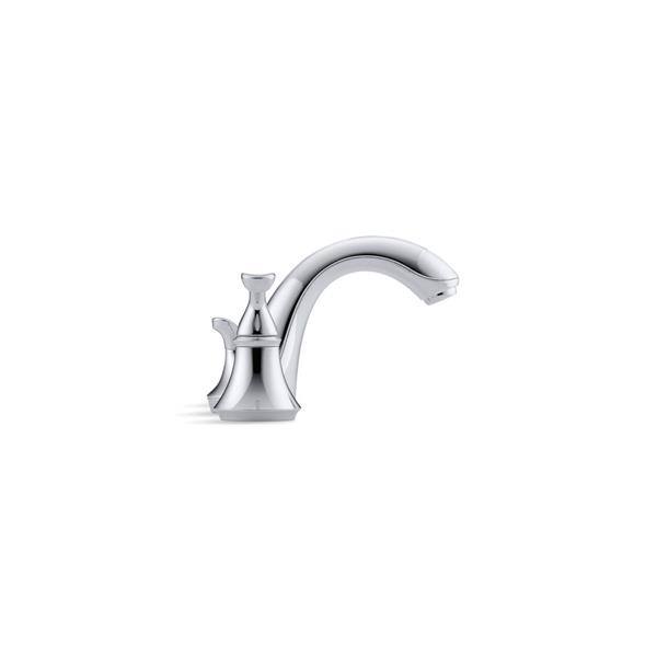 KOHLER Forté Widespread Bathroom Sink Faucet - Nickel