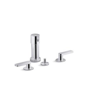 KOHLER Composed Widespread Bidet Faucet with Lever Handles - Chrome