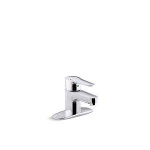 Robinet pour lavabo à poignée unique avec écusson July de KOHLER, chrome