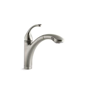 Robinet d'évier de cuisine à 1 ou 3 trous Forté de KOHLER, nickel