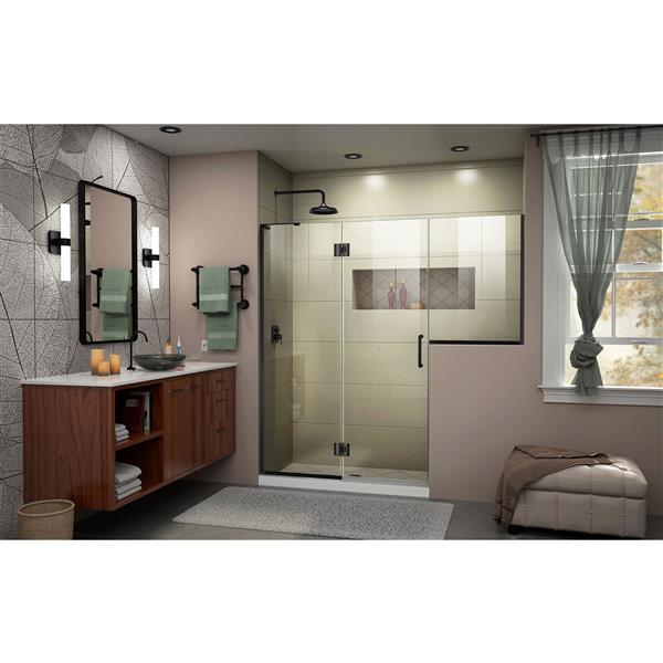 DreamLine Unidoor-X Shower Door - 71-in - Black