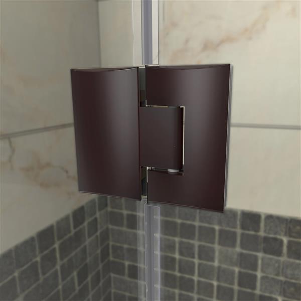 DreamLine Prism Lux Shower Enclosure Kit - 38-in - Bronze