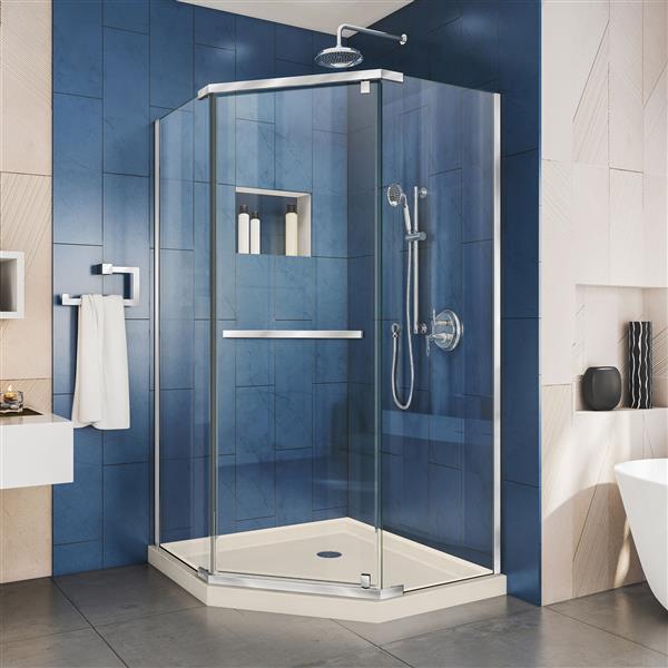 DreamLine Prism Shower Enclosure Kit - 40-in - Chrome