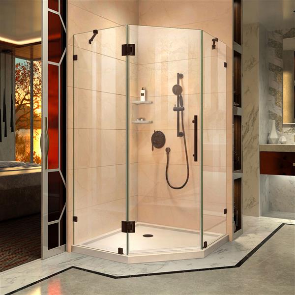 DreamLine Prism Lux Shower Enclosure Kit - 40-in - Bronze