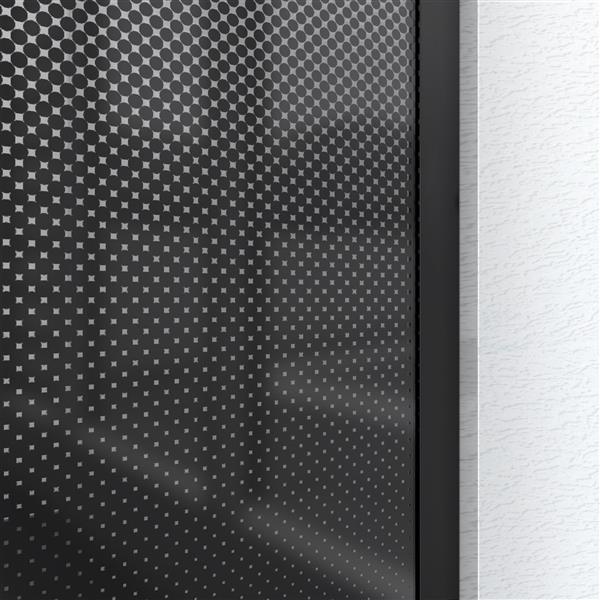 DreamLine Linea Ombre 34-in Black Shower Door