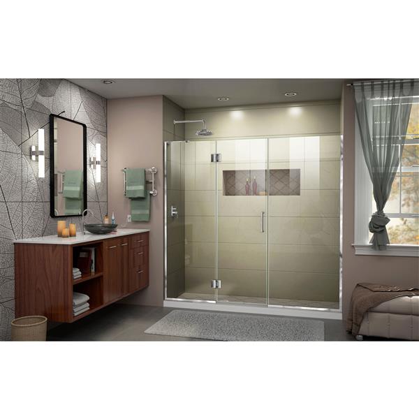 DreamLine Frameless Tub/Shower Door -66-in - Chrome