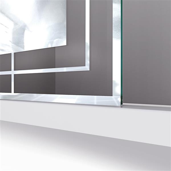 DreamLine Platinum Linea Shower Door - 34-in - Polished