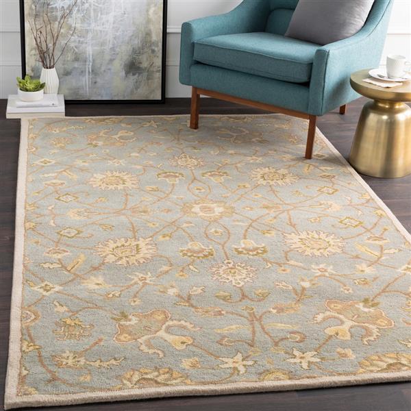 Surya Caesar Traditional Area Rug - 5-ft x 8-ft - Rectangular - Grey