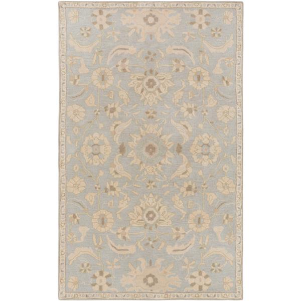 Surya Caesar Traditional Area Rug - 5-ft x 8-ft - Rectangular - Light Grey